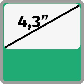 7 inches kijelző