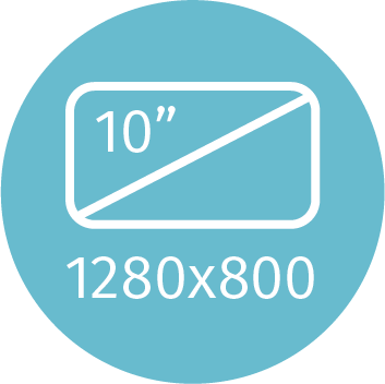 10 inch display