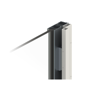  Special electromagnet system for outward-opening plastic doors - DIN Right