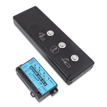 Wireless remote control for barrier – with OPEN-CLOSE-EMERGENCY STOP buttons
