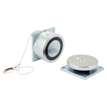 Electromagnetic door holder - wall mount - 280 kgf - 12/24V DC