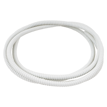 Plastic coated flexible conduit - white