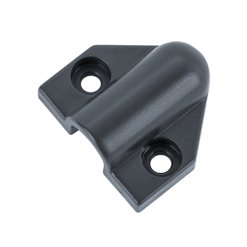 Plastic end cap for cable-passthrough - Anthracite
