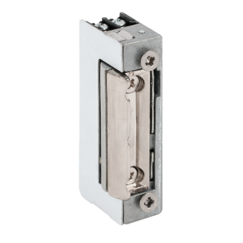 Narrow symmetrical electric strike - 24 V DC - fail-secure - internal memory - without faceplate