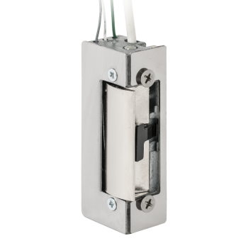 Electric strike - high breaking resistance - 24V DC - fail-secure - latch monitoring - without faceplate