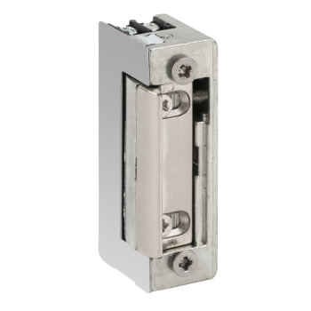 Symmetrical electric strike - normal size - 12V DC - fail-secure - internal memory - without faceplate