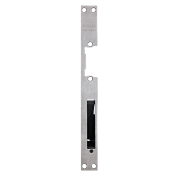 Dead latch sensor installed in a long strike plate
