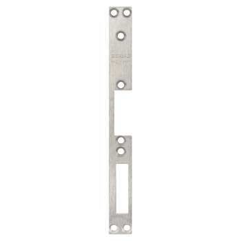 Special faceplate for DORCAS-77 electric strikes - INOX - DIN L
