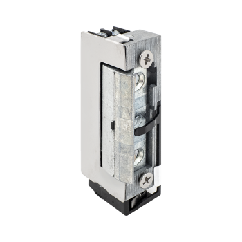 Symmetrical electric strike - normal size - 12V DC - fail-safe - latch monitoring - without faceplate
