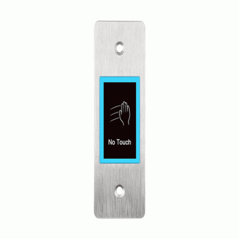 Infrared sensor exit button with LED, adjustable detection distance and timing, IP66 surface protection