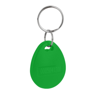 RFID key with EM4100 chip - green