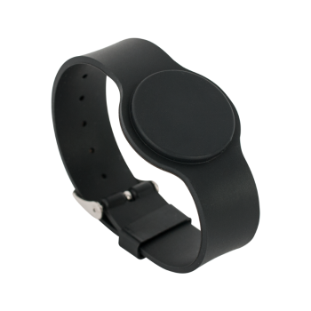 Wristwatch type RFID with MIFARE (13.56 MHz) chip - black