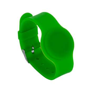 Wristwatch type RFID with MIFARE (13.56 MHz) chip - green