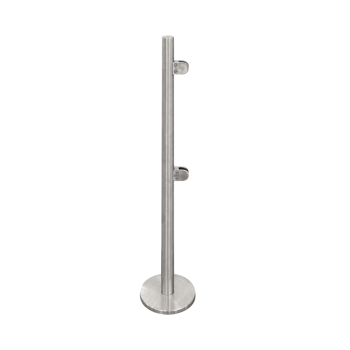 Glass railing system closer module