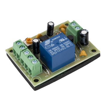 Timing module with relay 12V DC vezérléssel 0-30mp időzítéssel