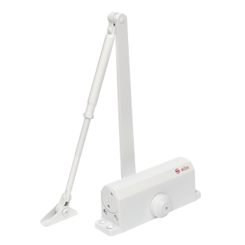 Door closer - scissor arm - EN3 - white