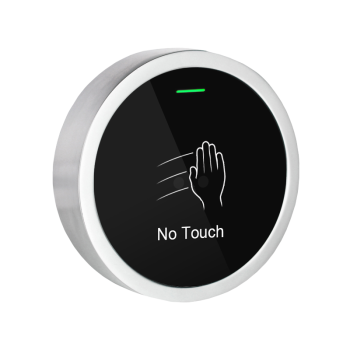 Infrared sensor exit button, status LED with adjustable operating distance and timing, IP66 surface protection