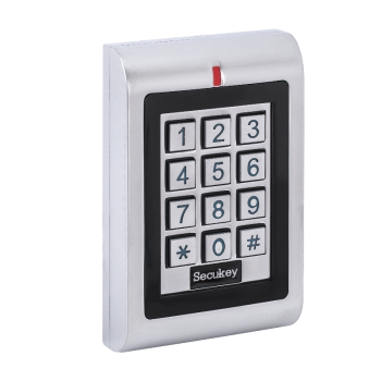 Drip-proof (IP66), 2-zone standalone card reader & code lock - EM