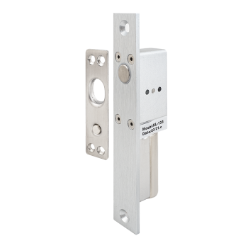 Electric bolt lock - 12V DC - fail-safe - door status monitoring - mechanical opening