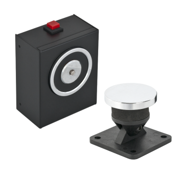 Electromagnetic door holder - wall mount