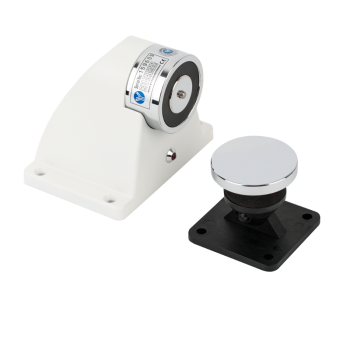 Electromagnetic door holder - floor mount