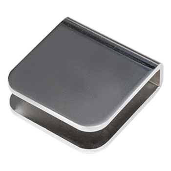 Bracket for counter plate - for glass doors