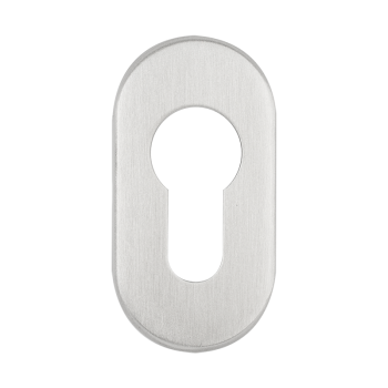 Oval cylinder lock rosette