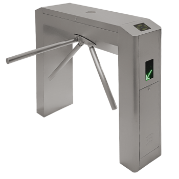 Austenitic stainless steel alloy turnstile - bridge-shape - semi automatic - drop-arm
