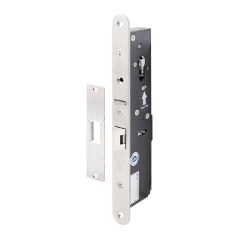 Electromechanical mortise lock - adjustable  operating mode - 12~24V AC/DC