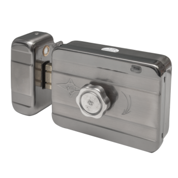 Motor-driven electromechanical lock - surface-mounted - 12V DC - fail-secure